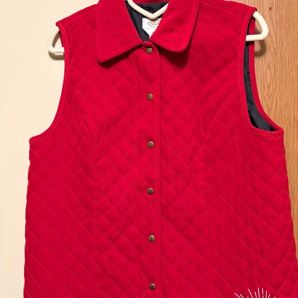 Talbots Red Stretch Vest - Picture 2 of 8